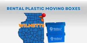 Rent Plastic Moving Crates in Wilmette